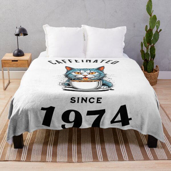 Item preview, Cat Caffeinated Since 1974 designed and sold by LegendaryDesigns.