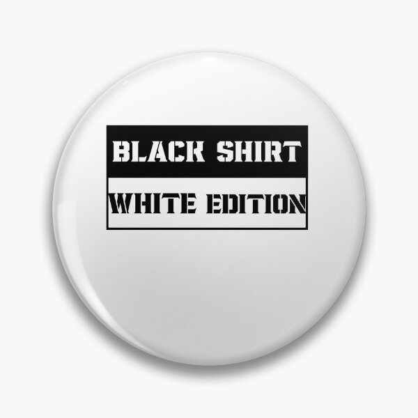 Item preview, Black Shirt White Edition designed and sold by Svenniibee.