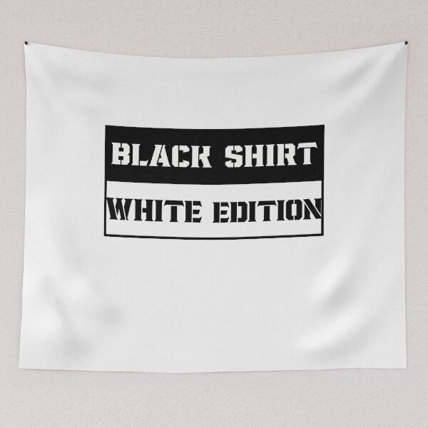 Item preview, Black Shirt White Edition designed and sold by Svenniibee.