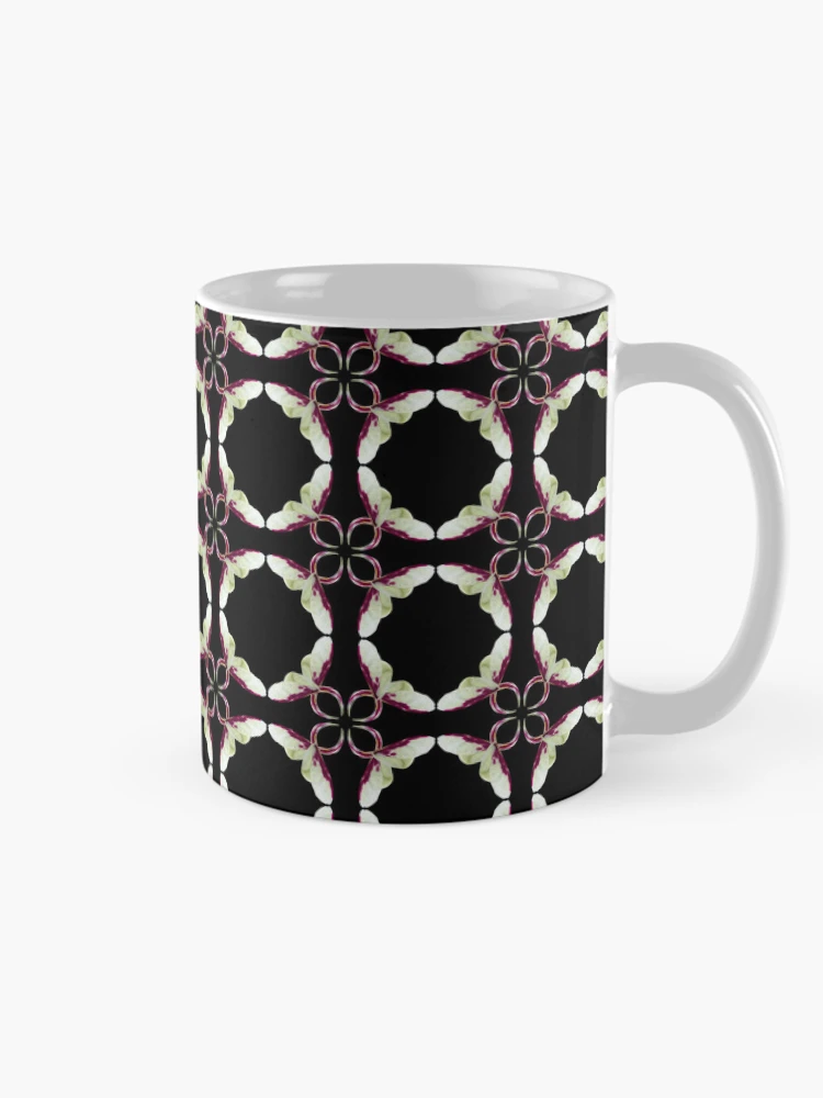 Thumbnail 3 of 6, Coffee Mug, Abstract flower pattern designed and sold by Meo Design.