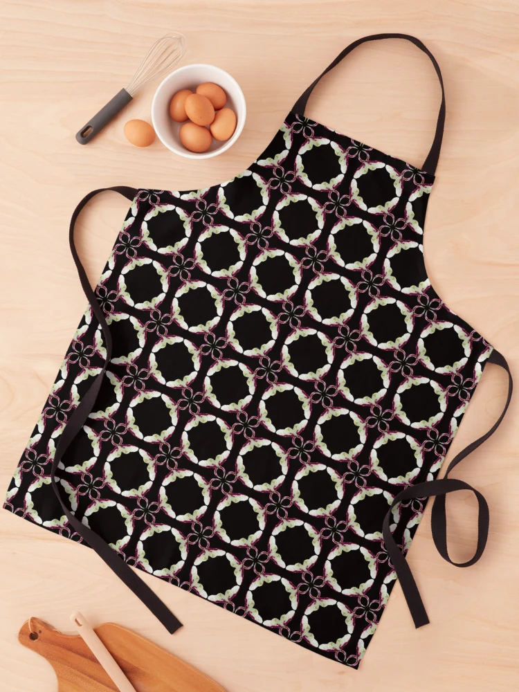 Thumbnail 1 of 6, Apron, Abstract flower pattern designed and sold by Meo Design.