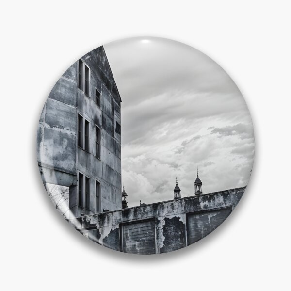 Item preview, Hovel photography black and white grey landscape city designed and sold by VonKalt.