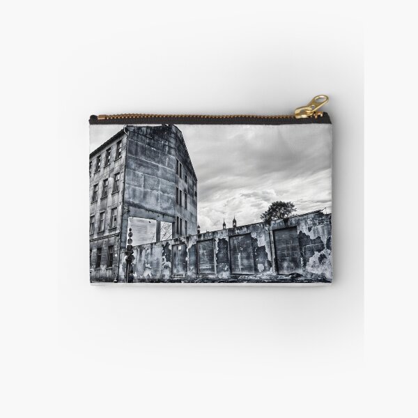 Item preview, Hovel photography black and white grey landscape city designed and sold by VonKalt.
