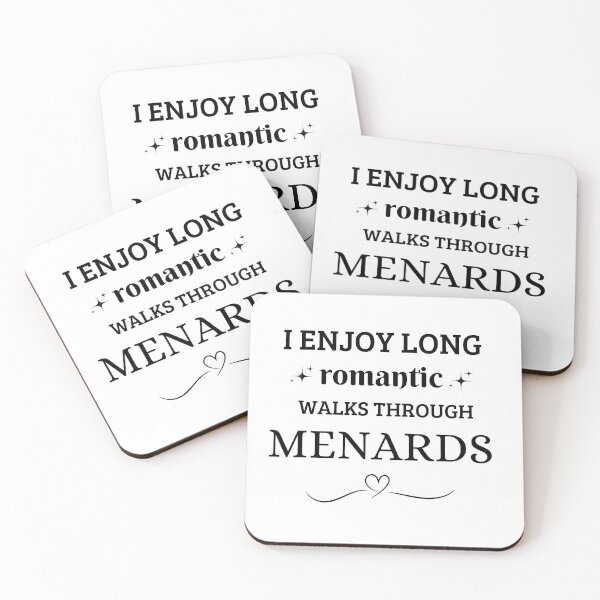 Item preview, i enjoy long romantic walks through menards ,valentines quote 2025 designed and sold by ikramart11.