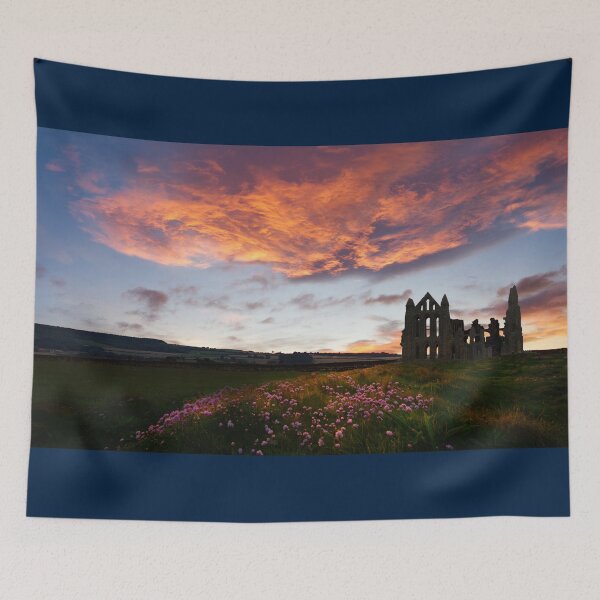 Item preview, Whitby Abbey Sunset Panorama  designed and sold by Alisonchambers2.