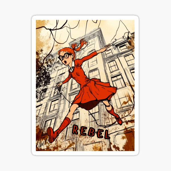 Item preview, "Rebel". Schoolgirl vibe design. designed and sold by Shoot-The-Moon.