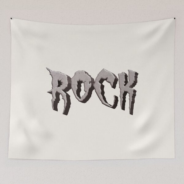 Item preview, Rock Typography Textured Stone Design designed and sold by trepiu.