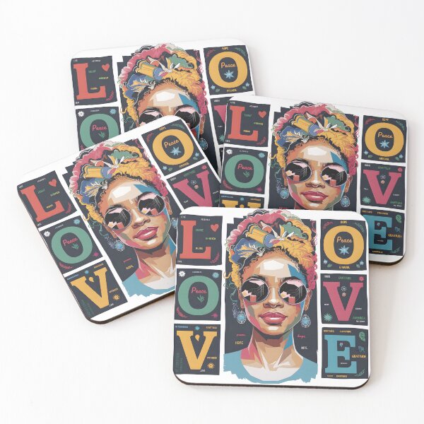 Item preview, Love - Affirmations Peace & Gratitude  designed and sold by CanvasCarousel.