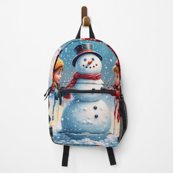 Item preview, Kids Making a Snowman designed and sold by M-Y-A-R-T-.