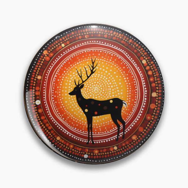 Item preview, Aboriginal Inspired Dot Art - Native Roe designed and sold by GrinGalore.