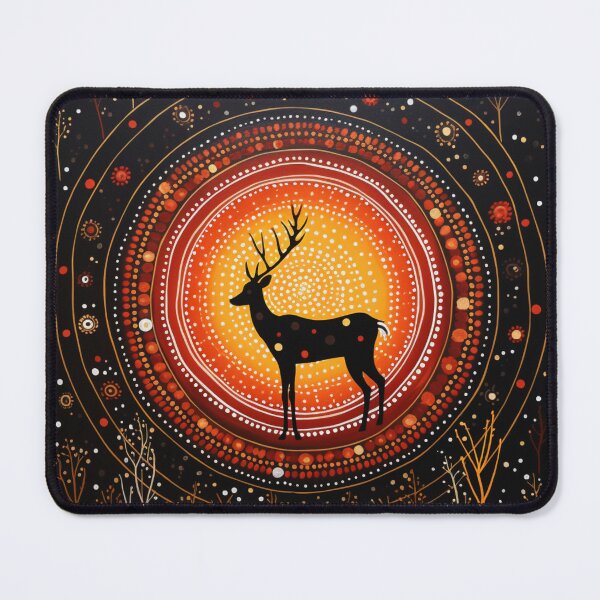 Item preview, Aboriginal Inspired Dot Art - Native Roe designed and sold by GrinGalore.