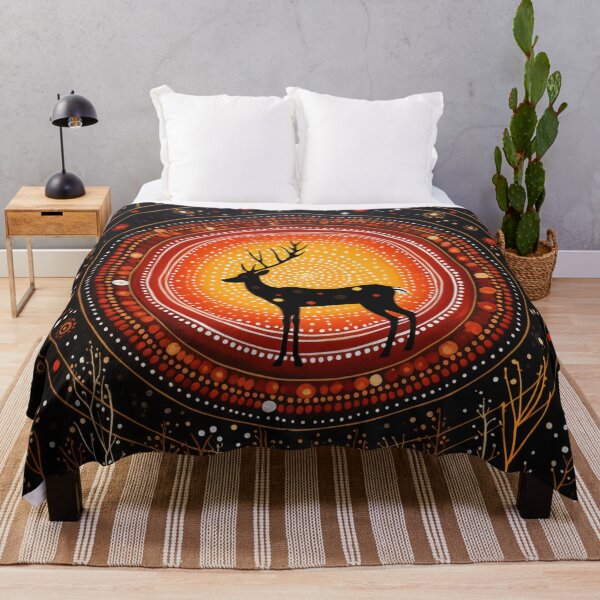 Item preview, Aboriginal Inspired Dot Art - Native Roe designed and sold by GrinGalore.