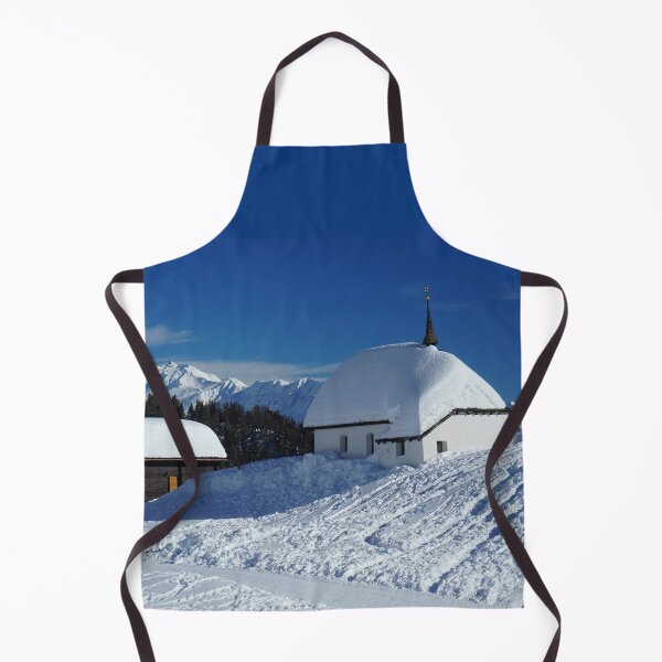 Item preview, Bettmeralp Church Swiss mountain village designed and sold by nikawanders.