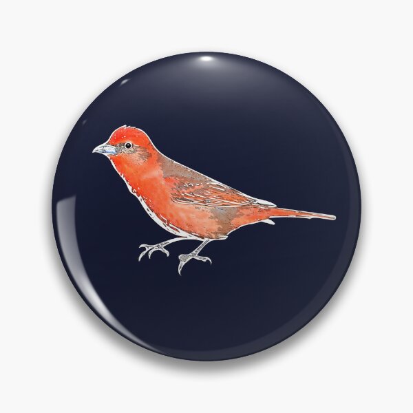 Item preview, Hepatic Tanager White Alternate Design designed and sold by designsasstultd.
