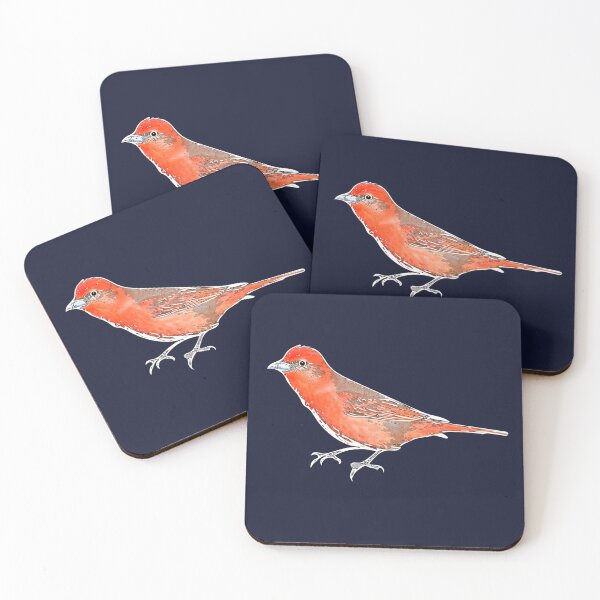 Item preview, Hepatic Tanager White Alternate Design  designed and sold by designsasstultd.