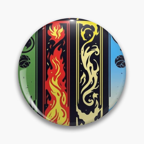 Item preview, "Stylized Elemental Banners Art - Fire, Water, Earth, and Air Design" designed and sold by IINSPIRA.