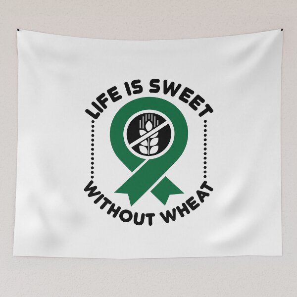 Item preview, Celiac Disease Awareness Life Is Sweet Without Wheat designed and sold by jaygo.