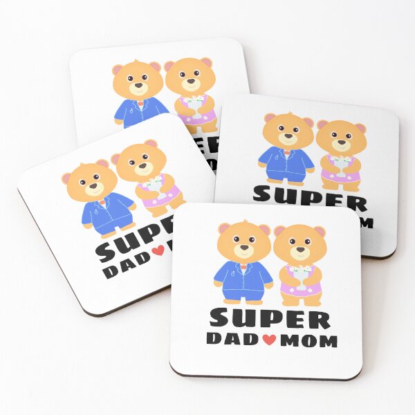 Item preview, Lindo oso con mensaje super papá mamá designed and sold by Sunny89design.