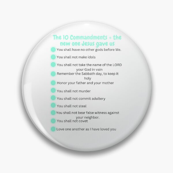 Item preview, The Commandments  designed and sold by The Faithians.