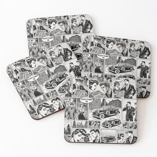 Item preview, Retro Comic Newspaper Clipping – Seamless Design designed and sold by DI GIULIANO.