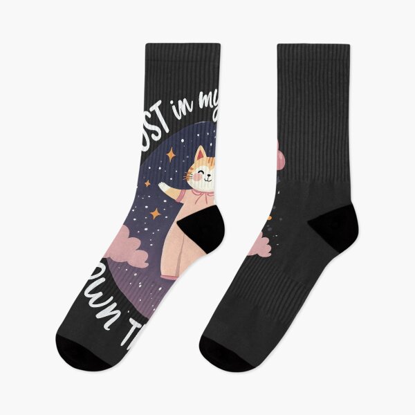 Item preview, A dreamy, abstract design of Cat for thinkers: "Lost in My Own Thoughts" designed and sold by FoxyJags.