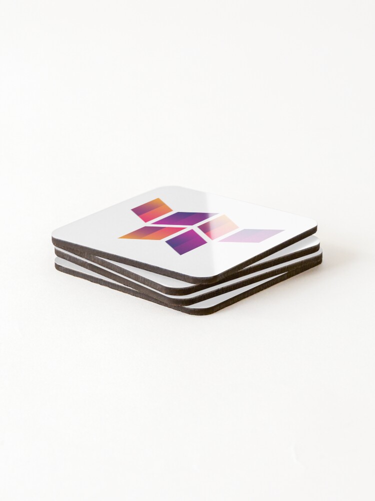 Thumbnail 4 of 5, Coasters (Set of 4), AbstractSticker designed and sold by hsstudio2025.