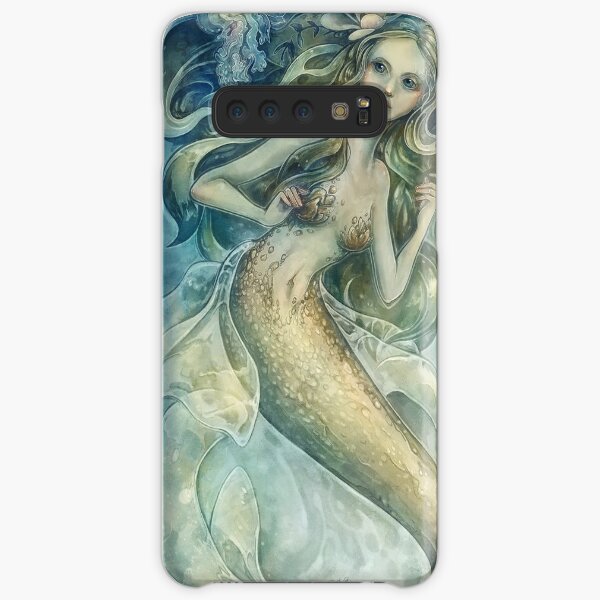 Flowers in her hair Samsung Galaxy Snap Case