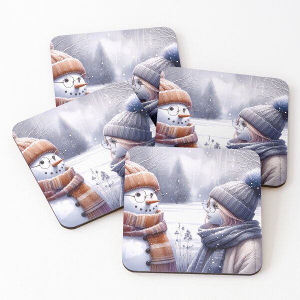 Item preview, Encounter with a Snowman designed and sold by M-Y-A-R-T-.
