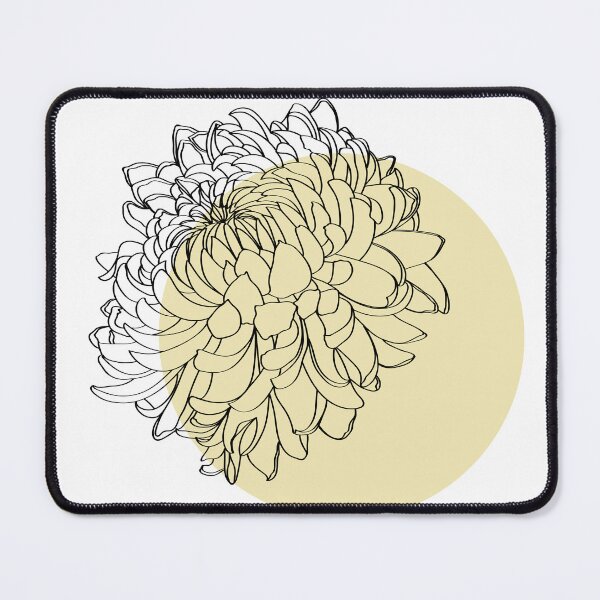 Item preview, Flower chrysanthemum isolated on white with yellow. designed and sold by MatyKotiv.