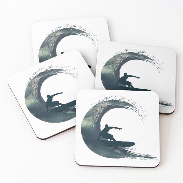 Item preview, Moon Wave Crescent Head Surfer designed and sold by KateLeap.