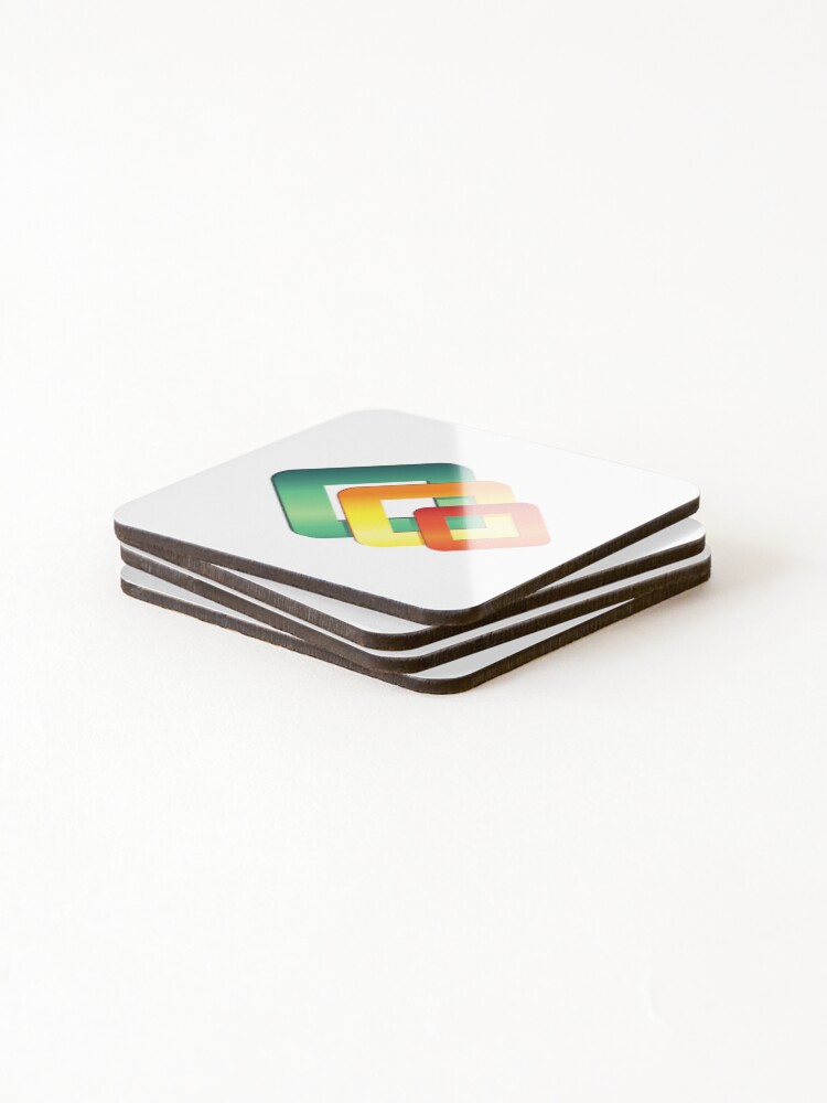Thumbnail 4 of 5, Coasters (Set of 4), AbstractSticker designed and sold by hsstudio2025.