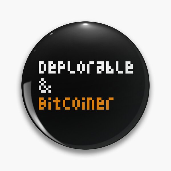 Item preview, Deplorable & Bitcoiner - Bitcoin Proud designed and sold by CyberRex.