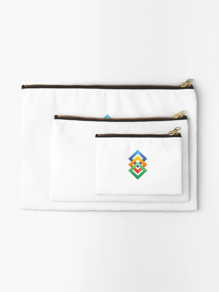 Thumbnail 2 of 4, Zipper Pouch, AbstractSticker designed and sold by hsstudio2025.