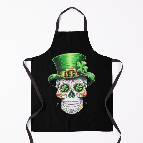 Item preview, Irish Sugar Skull with Green Shamrock Hat - St. Patrick’s Day Art designed and sold by love3617.