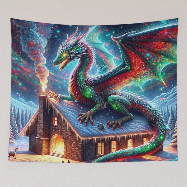 Item preview, Wild Dragon on the Roof designed and sold by M-Y-A-R-T-.