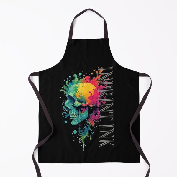Item preview, INKY MULTICOLOURED SKULL designed and sold by inprintink.