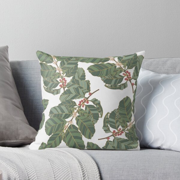 Item preview, Coffee tree seamless pattern, branch of coffee tree in golden line. designed and sold by MatyKotiv.
