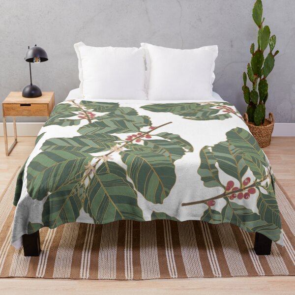 Item preview, Coffee tree seamless pattern, branch of coffee tree in golden line. designed and sold by MatyKotiv.