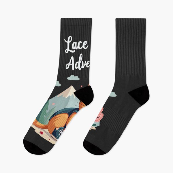 Item preview, Cat wearing shoes: "Lace Up for Adventure" designed and sold by FoxyJags.