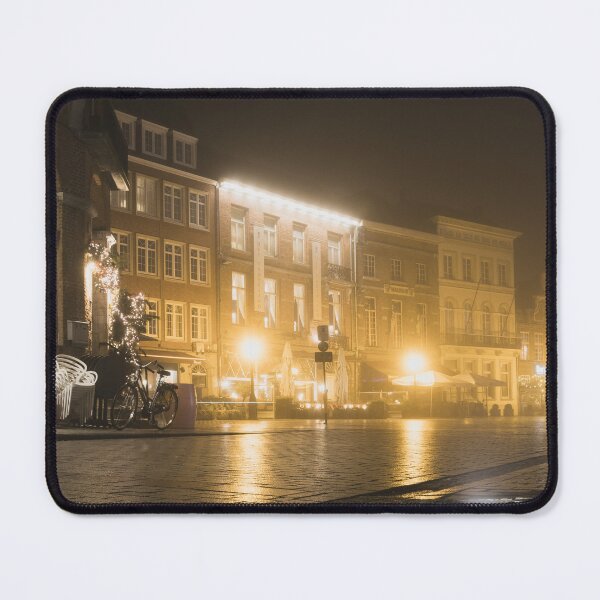 Item preview, Misty evening in Dendermonde, Belgium designed and sold by Imladris01.