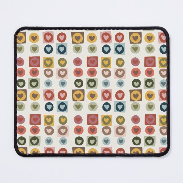 Item preview, Multi-colored heart pattern designed and sold by JamyArts.