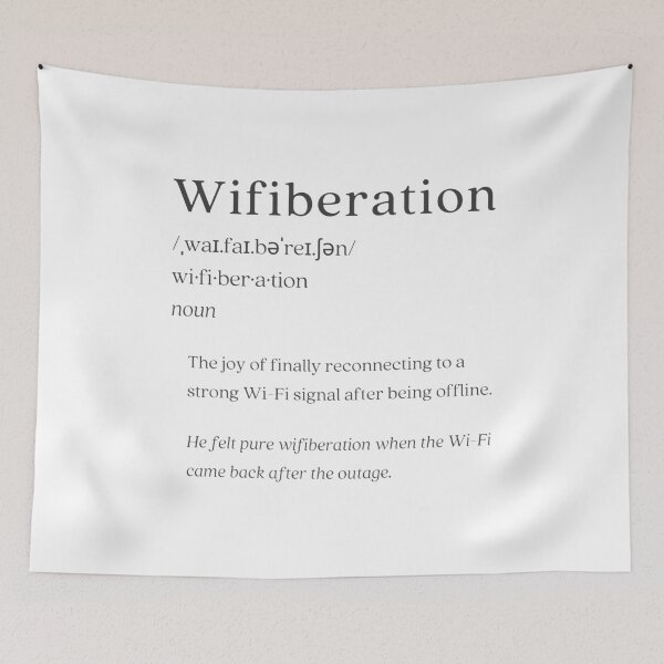 Item preview, Dictionary: Wifiberation designed and sold by nature. electrified..