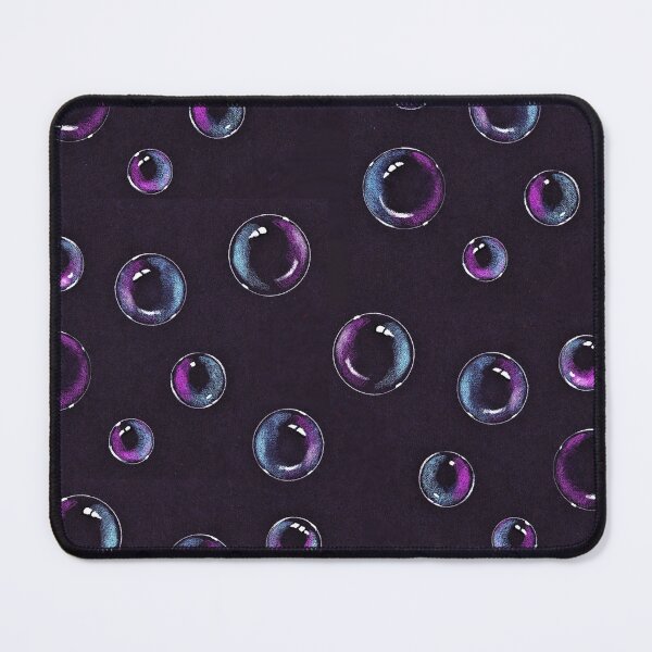 Item preview, Bubbles on Black, Color Pencil Art, Hand Drawn Bubbles, Shiny Soap Bubbles designed and sold by JoyfulWhimsy.