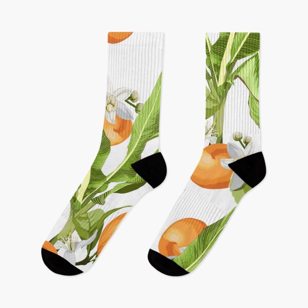 Item preview, Seamless floral pattern with exotic banana grass with orange fruits and flowers.  designed and sold by MatyKotiv.