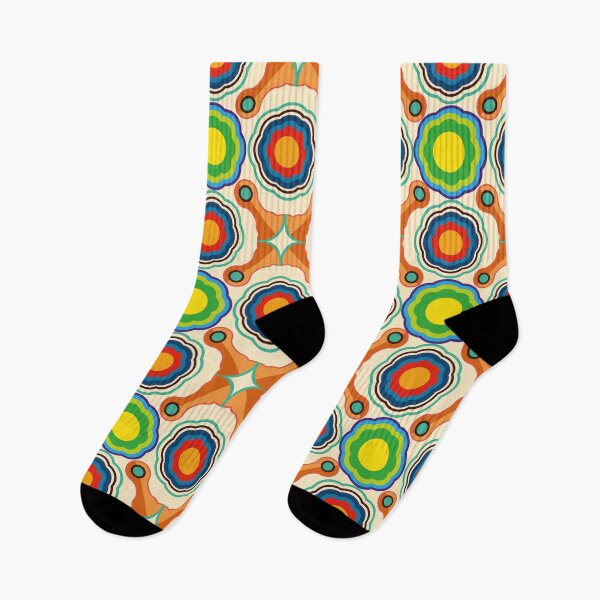 Item preview, retro Prilblumen, nostalgic pattern designed and sold by Mauswohn.