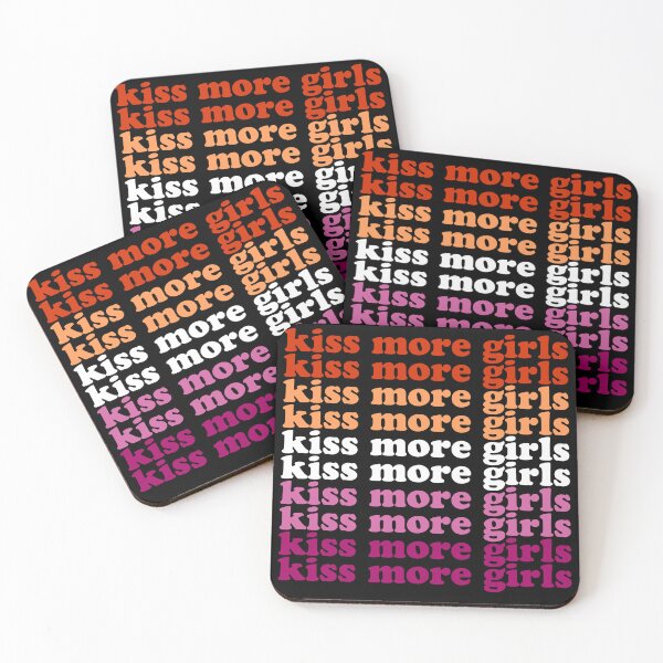 Item preview, Kiss More Girls Kiss More Girls Lesbian Pride Flag Lgbtq designed and sold by House Sparrow.