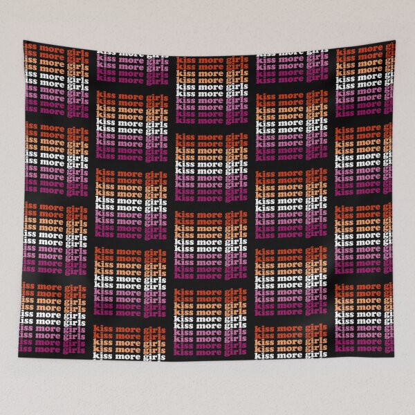 Item preview, Kiss More Girls Kiss More Girls Lesbian Pride Flag Lgbtq designed and sold by House Sparrow.