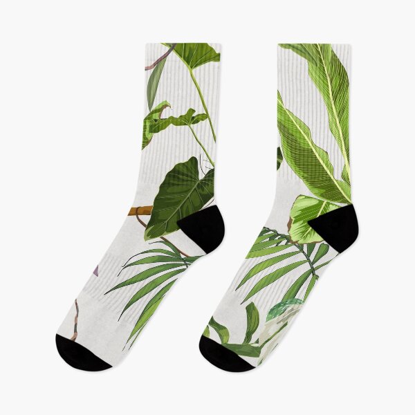 Item preview, Bananas tree. Seamless floral pattern with exotic plant and palm leaves.  designed and sold by MatyKotiv.