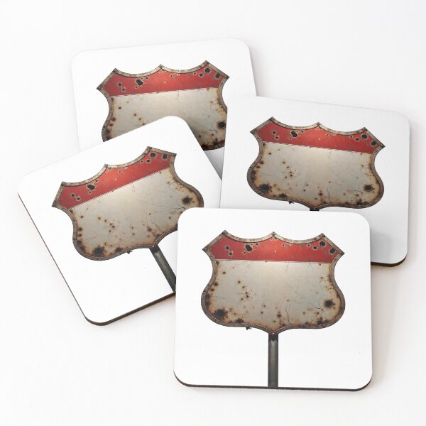 Item preview, Rusty Shield Shaped Metal Sign with Red and White Sections designed and sold by Creative88Art.