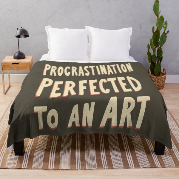 Item preview, Procrastination Perfected to an Art - Funny Typography for Students and Creatives. designed and sold by twisted-dot.